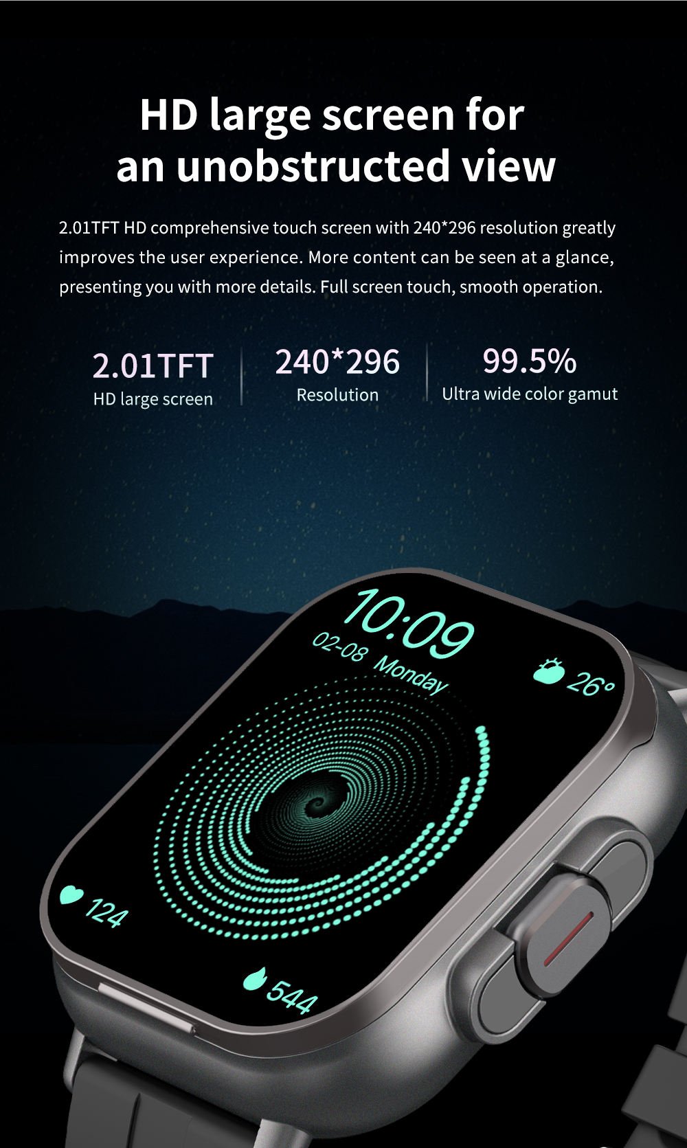 2025 Smart Watch D8E BT Call Music Smart Watch with Earbuds Heart Rate Monitoring Multi-locomotion Games Wearable Devices - Image 3