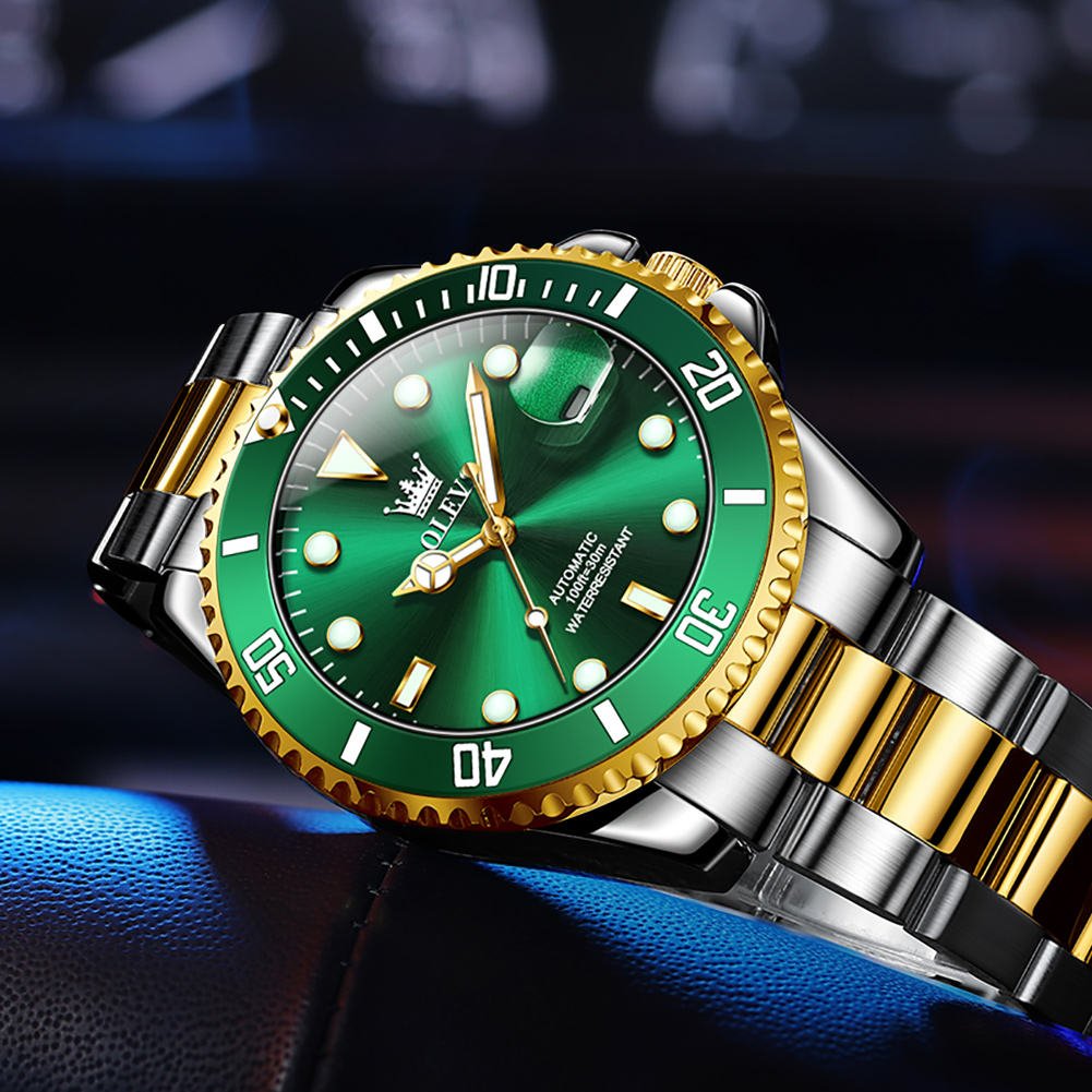 OLEVS 6650 Luxury Automatic Watch for Men | Waterproof Stainless Steel | Date Display - Image 5